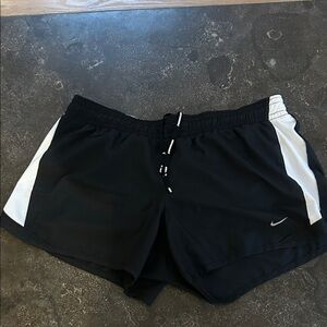 Nike Black and White Athletic Shorts